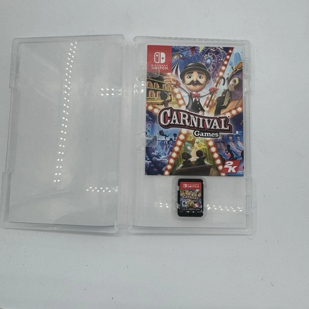 Carnival Games Nintendo Switch 2K Complete CIB Pre-Owned‎ Working